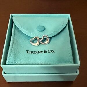 Tiffany & Co. Silver Heart Studs